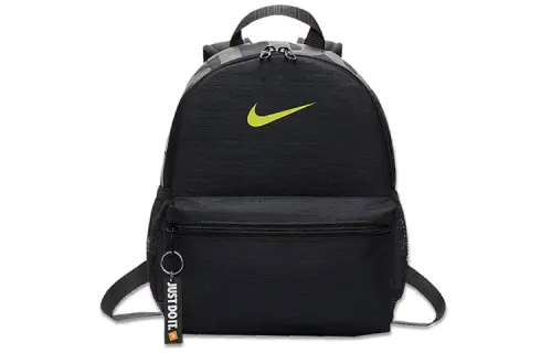Nike Nike, sports foldable small black backpack for leisure with zipper, polyester