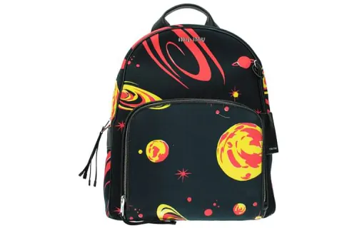 MIU MIU Fabric Backpack Unisex Multicolor