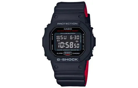 CASIO Men G-SQUAD Series Black Watch DW-5600HR-1