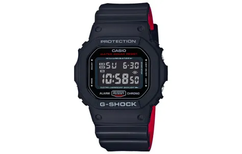 CASIO Men G-SQUAD Series Black Watch DW-5600HR-1