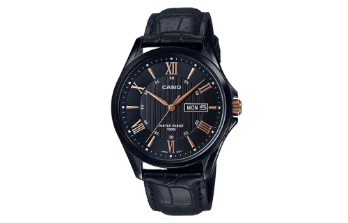 CASIO Men Standard Series Black Watch MTP-1384BL-1A2