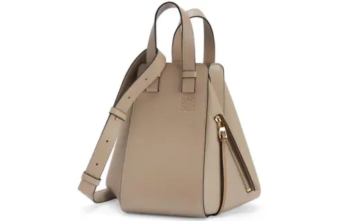 LOEWE Calfskin Hammock Bag, Shoulder Bag, Crossbody Bag, Handbag Small Women's Sand