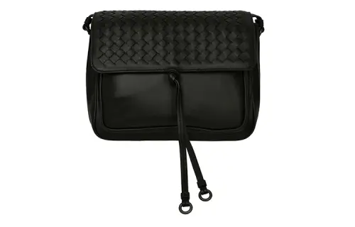 Bottega Veneta Sheepskin Shoulder Bag Women's Black