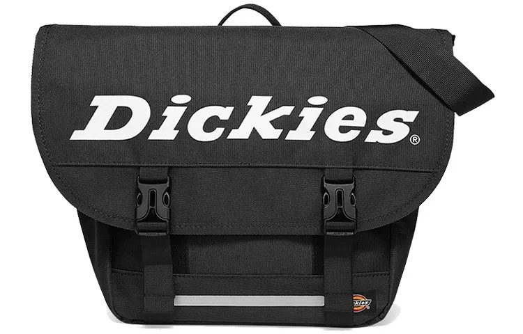 Dickies Polyester Messenger Bag, Crossbody Bag, Shoulder Bag Unisex Black