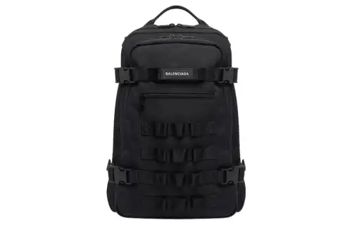 Balenciaga Polyamide Nylon Backpack Small Men's Black