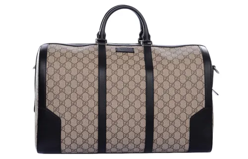 GUCCI Cow Leather Shoulder Bag, Crossbody Bag, Handbag Regular Unisex Coffee