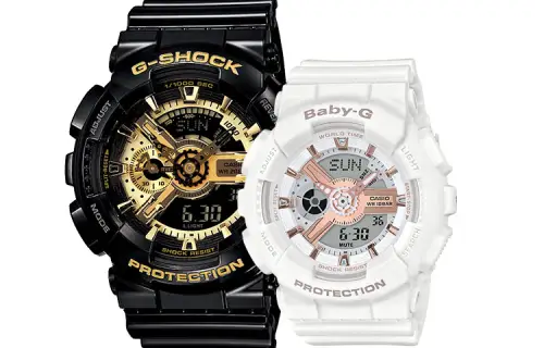 CASIO Unisex Pair Table Series White Watch