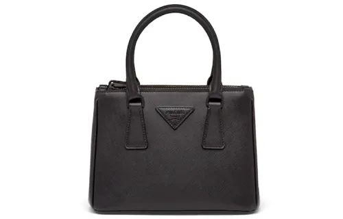 PRADA Saffiano Leather Shoulder Bag, Crossbody Bag, Handbag Women's Black