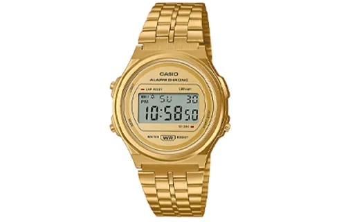 CASIO Unisex YOUTH Gold Watch A171WEG-9AEF