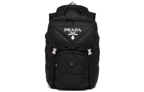 PRADA Re Nylon Fabric Backpack Men's Black