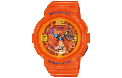 CASIO Women's BABY-G Orange Watch BGA-190-4B