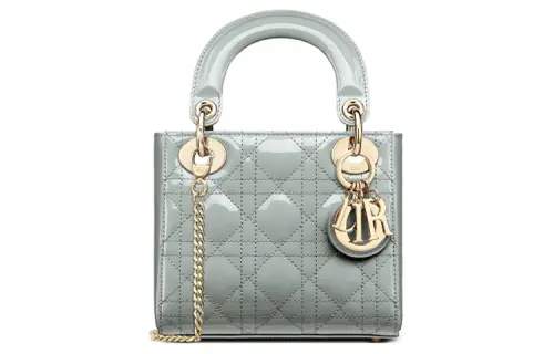 DIOR Lady Dior Patent Leather, Cow Leather