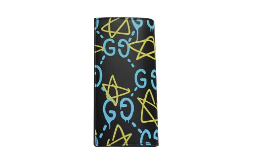 GUCCI Leather Wallet Men's Black