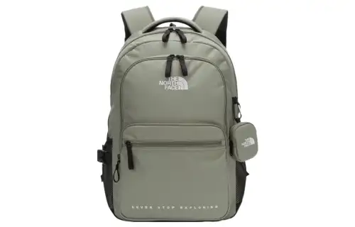 THE NORTH FACE 26L Backpack Outdoor Bag Polyester Olive Green Unisex