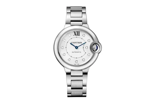 CARTIER Blue Balloon Collection Automatic Mechanical Movement Women's Watch 33mm Silver Dial