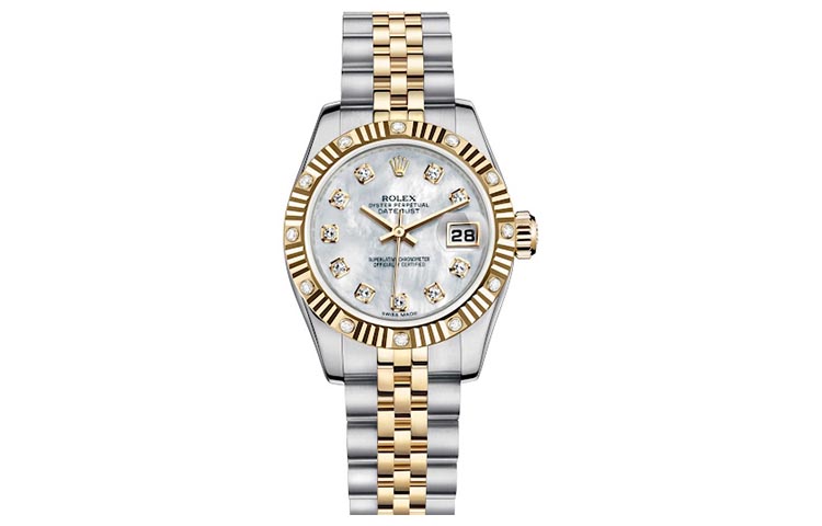 ROLEX Women's Apparel Datejust Collection Automatic Mechanical Movement 100m Waterproof Women's Watch 26mm