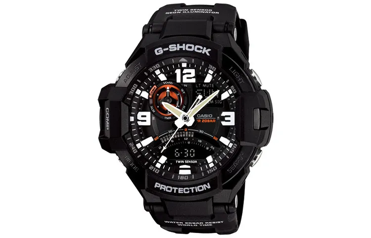 CASIO Men Black Watch GA-1000-1A