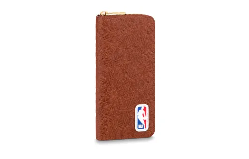 LOUIS VUITTON X Nba Zippy Wallet Vertical Brown