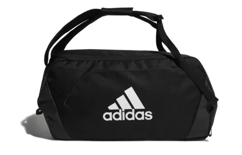 Adidas Zip Closure Polyester Handbag Regular Unisex Black