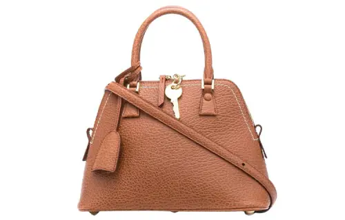 Maison Margiela Calfskin Handbag Women's Brown