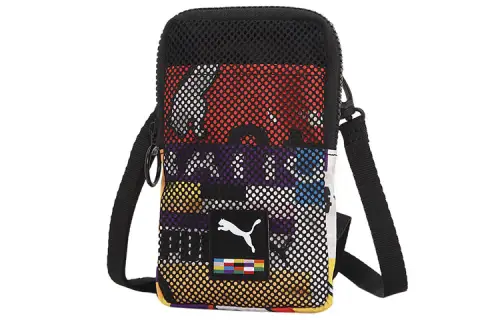 PUMA Mesh Shoulder Bag Mini Unisex Black/Full Print