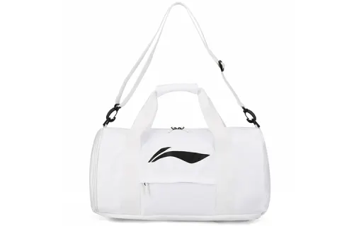 Li Ning Badminton Collection Badminton Polyester Training Bag Gym Bag Unisex White