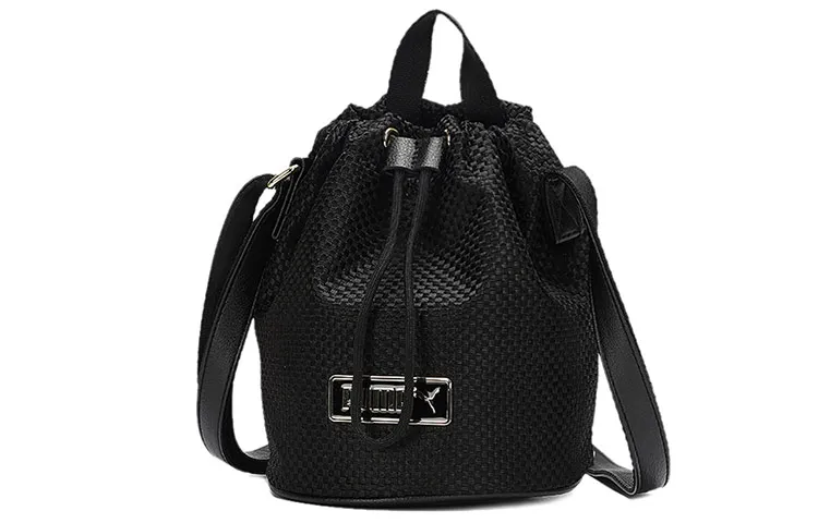 PUMA Fabric Bucket Bag, Shoulder Bag Women's Black