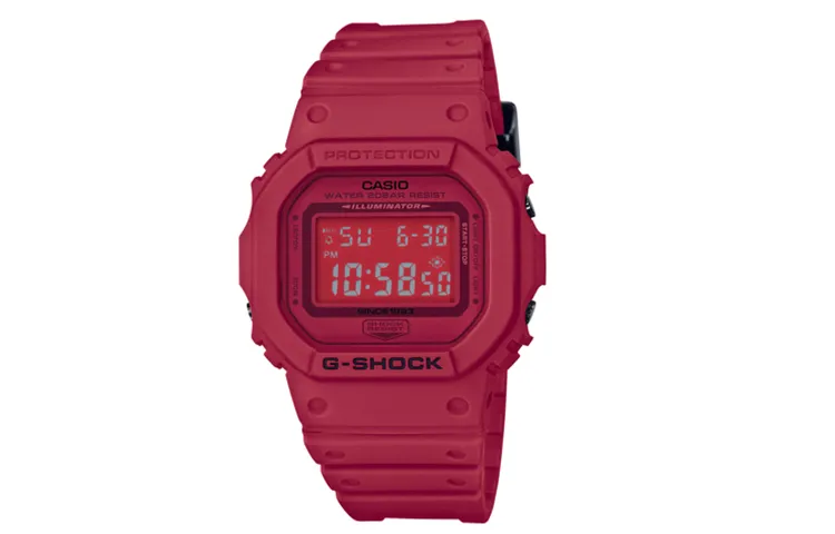 CASIO Men G-SQUAD Series Red Watch DW-5635C-4