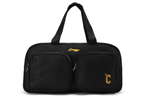 Li Ning Fabric Handbag Unisex Black