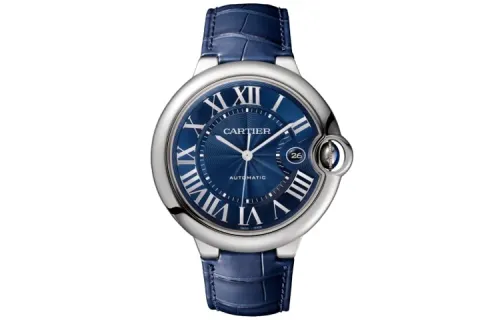 CARTIER Blue Balloon Collection Automatic Mechanical Movement Men's Watches Watch 42mm Blue Dial