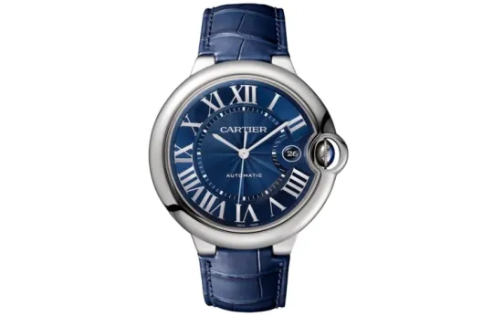 CARTIER Blue Balloon Collection Automatic Mechanical Movement Men's Watches Watch 42mm Blue Dial