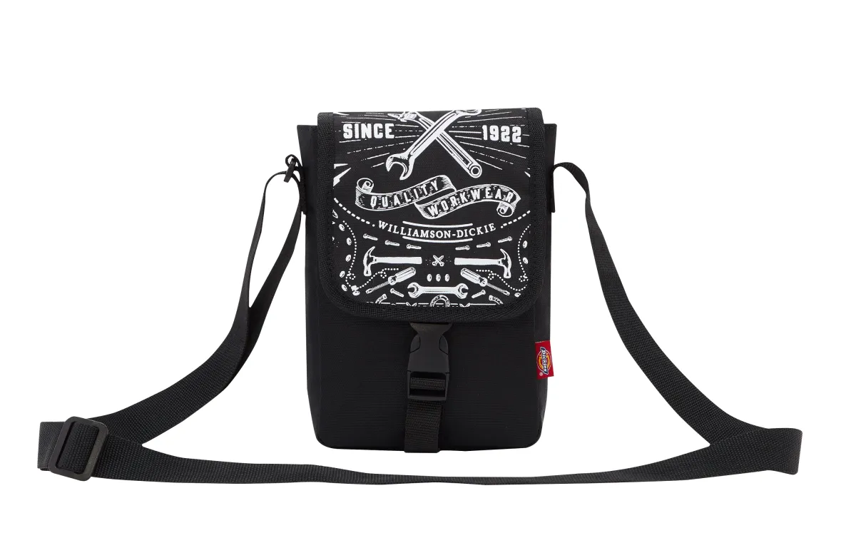 Dickies Waterproof Fabric Crossbody Bags Regular Unisex Black