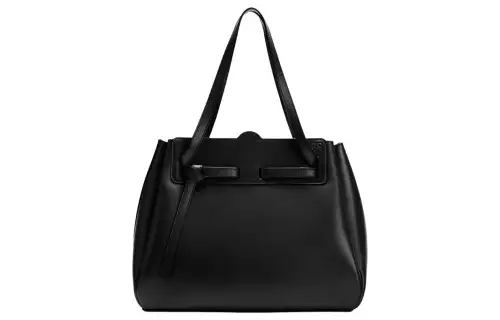 LOEWE Cow Leather Handbag Women's Black