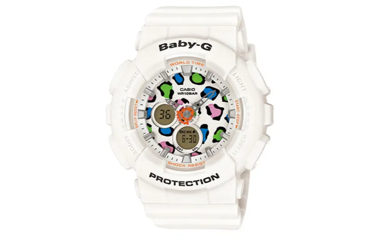CASIO Women's BABY-G White Watch BA-120LP-7A1DR