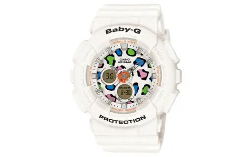 CASIO Women's BABY-G White Watch BA-120LP-7A1DR