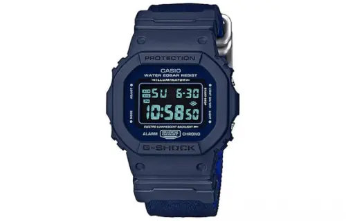 CASIO Men G-SQUAD Series Blue Watch DW-5600LU-2