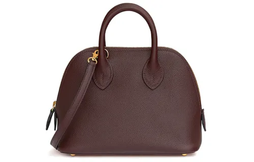 HERMES Bolide Evercolor Calfskin Bowling Bag, Handbag, Shoulder Bag, Crossbody Bag Mini Women's Multicolor