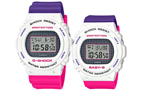 CASIO Unisex Pair Table Series White Watch