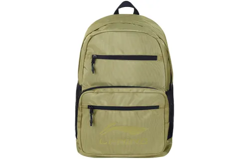 Li Ning Fabric Backpack Unisex Army Green