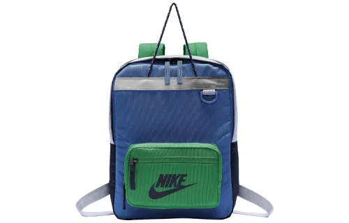 Nike Tanjun Polyester Backpack Regular Unisex Blue Green