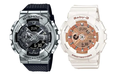CASIO Unisex Pair Table Series Black Watch