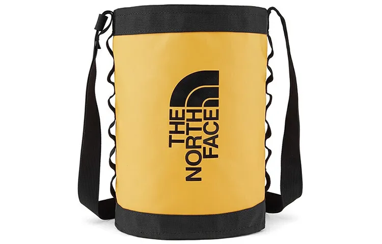 THE NORTH FACE 18L Shoulder Bag, Crossbody Bag, Outdoor Bag Fabric Yellow Black Unisex