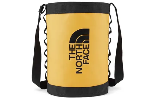 THE NORTH FACE 18L Shoulder Bag, Crossbody Bag, Outdoor Bag Fabric Yellow Black Unisex