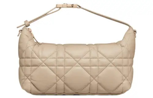 DIOR Cow Leather Clutch Medium Women's Natural