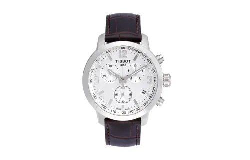 TISSOT Junchi 200 Collection Quartz Movement 200m Waterproof Men's Watch 42mm Silver Dial Stainless Steel Case