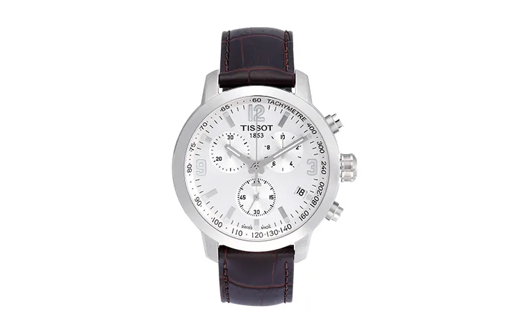 TISSOT Junchi 200 Collection Quartz Movement 200m Waterproof Men's Watch 42mm Silver Dial Stainless Steel Case