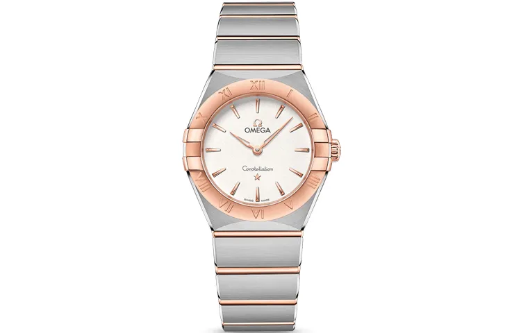 OMEGA Constellation Collection Zodiac Watch Quartz Movement Women's Watch 28mm White Dial