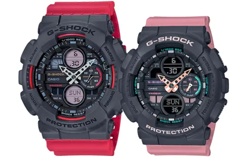 CASIO Unisex Pair Table Series Black Watch