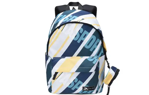 Anta Polyester Laptop Bag, Hanging Bag, Earphone Case, Backpack Mini Men's Light Bright Blue