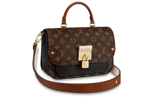 LOUIS VUITTON Vaugirard Monogram Canvas Leather Messenger Bag, Shoulder Bag, Crossbody Bag Regular Women's Brown
